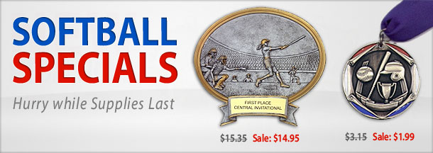 Softball Resins and Awards softball