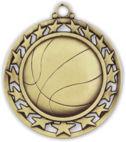 2-1/2" Basketball Medallion
