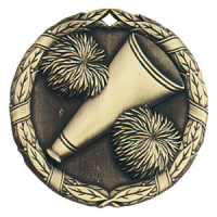2" Cheerleader Medallion