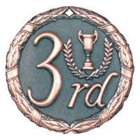 2" 3rd Place Medallion