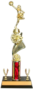 16-inch "2252 Cheerleading" Trophy