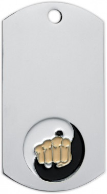 Karate Dog Tag Medal