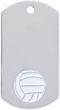 Volleyball Dog Tag Medal