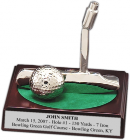 Putter & Ball Trophy - G4005