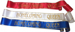 72-inch "Homecoming Queen" Sash