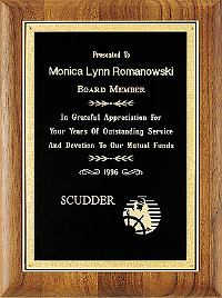  8" x 10-1/2" Plaque