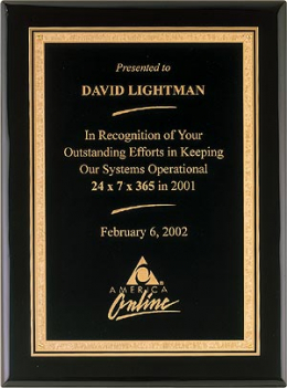  7" x 9" Plaque