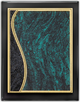9" x 12" Plaque with Green Victory Plate
