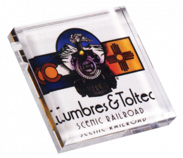 3-3/4" x 3-3/4" Color Acrylic Paperweight