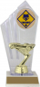 8-inch "Clear Backdrop" Trophy - DB-11