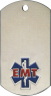 EMT Dog Tag Medal - DT39101