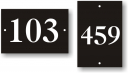 2" x 3" Numbered Door Sign - PDN23