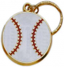 1-3/4" Baseball Keyring - S03