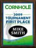 xxxColor Cornhole Plaque