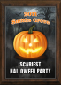xxxColor Halloween Scariest Party Plaque