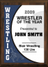 xxxWrestling Plaque