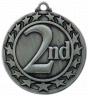 2-1/2" 2nd Place Medallion - SSM-62-NR