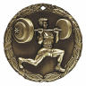 2" Weight Lifter Medallion - XR-266-NR