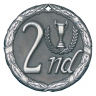 2" 2nd Place Medallion - XR-282-NR