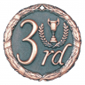 2" 3rd Place Medallion - XR-283-NR
