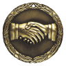 2" Hand Shake Medallion - XR-293-NR