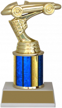  7" Pinewood Derby Rookie Trophy