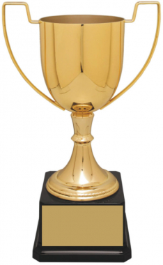 14-1/4" Gold-Plated Cup Trophy