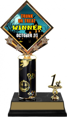  8" Halloween Color Insert Trophy