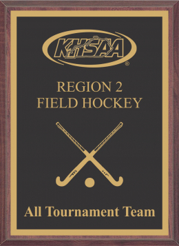 6" x 8" KHSAA Field Hockey Regional Tournament Plaque