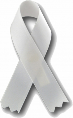 White Awareness Ribbon