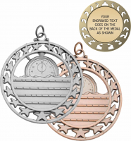 2-1/2" Swimming Medallion