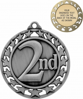 2-1/2" 2nd Place Medallion