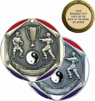 2" Karate Medallion