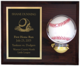 8" x 10" Baseball Holder Plaque