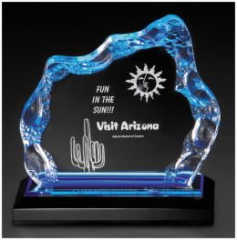 Reflective Glacier Acrylic Award