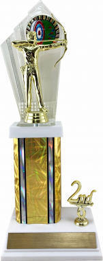 16" Clear Diamondback Activity Insert Trophy