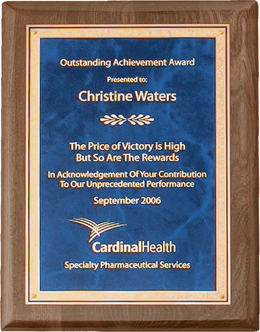 9" x 12" Plaque
