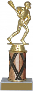  8" Walnut and Marble Trophy