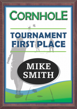 5" x 7" Cornhole Plaque