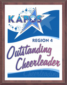 4" x 6"  Color KAPOS Plaque 