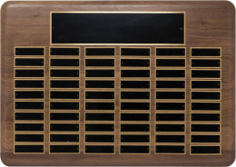 15" x 21", 60-plate Perpetual Plaque