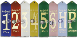 Basketball Ribbon (25 pack)