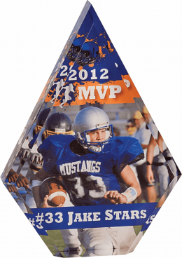 5" x 7" Diamond Color Acrylic 