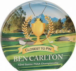 6" x 5-1/2" Circle Color Acrylic 