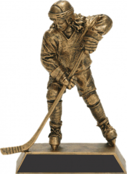 Hockey Female Gold Resin