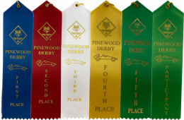 pinewood derby ribbons