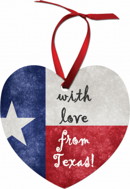 Aluminum Heart Sublimated Christmas Ornament