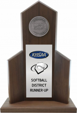 Softball District Runner-Up Trophy