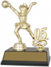 xxxMounted Single Figure with Side Trim Trophy- 8043