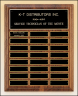 xxxTraditional Walnut Perpetual Plaque - P3304-6